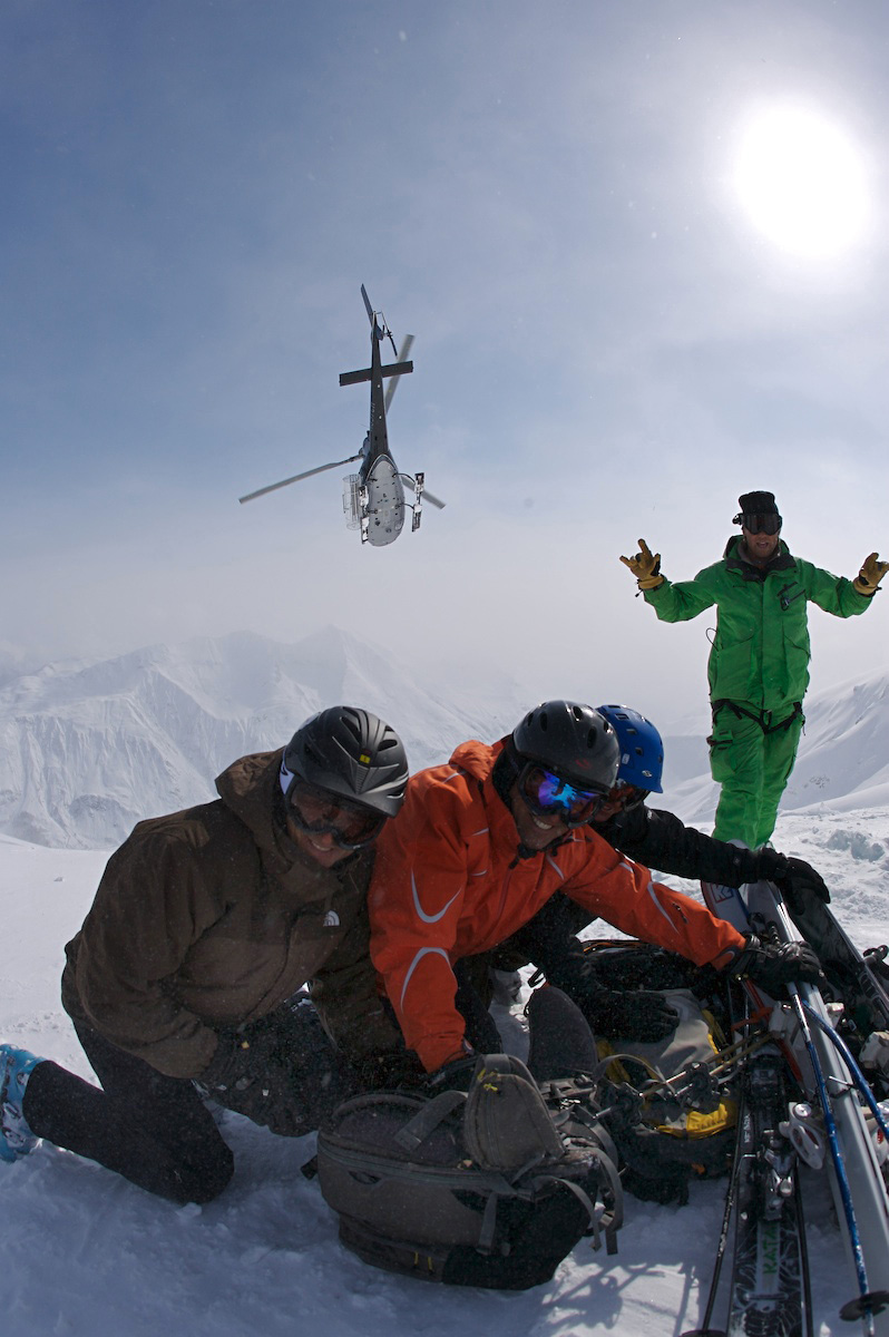 heli-skiing with your kids, family heliskiing