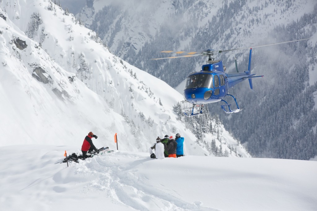smal group heli-skiing, helicoopter skiing canada
