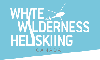 white wilderness heliskiing canada banner