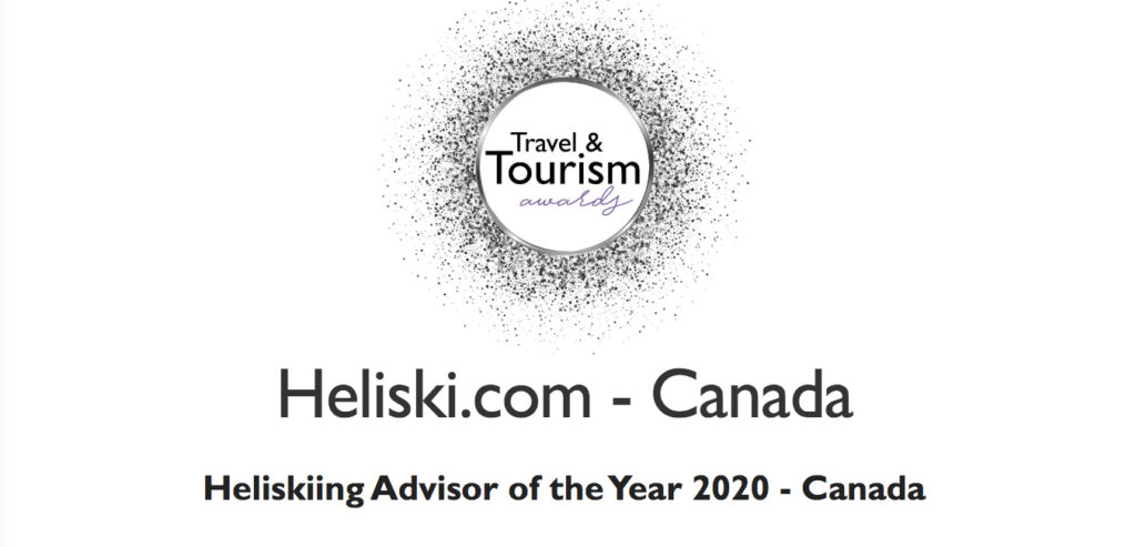 heliskiing advisor of the year Canada 2020